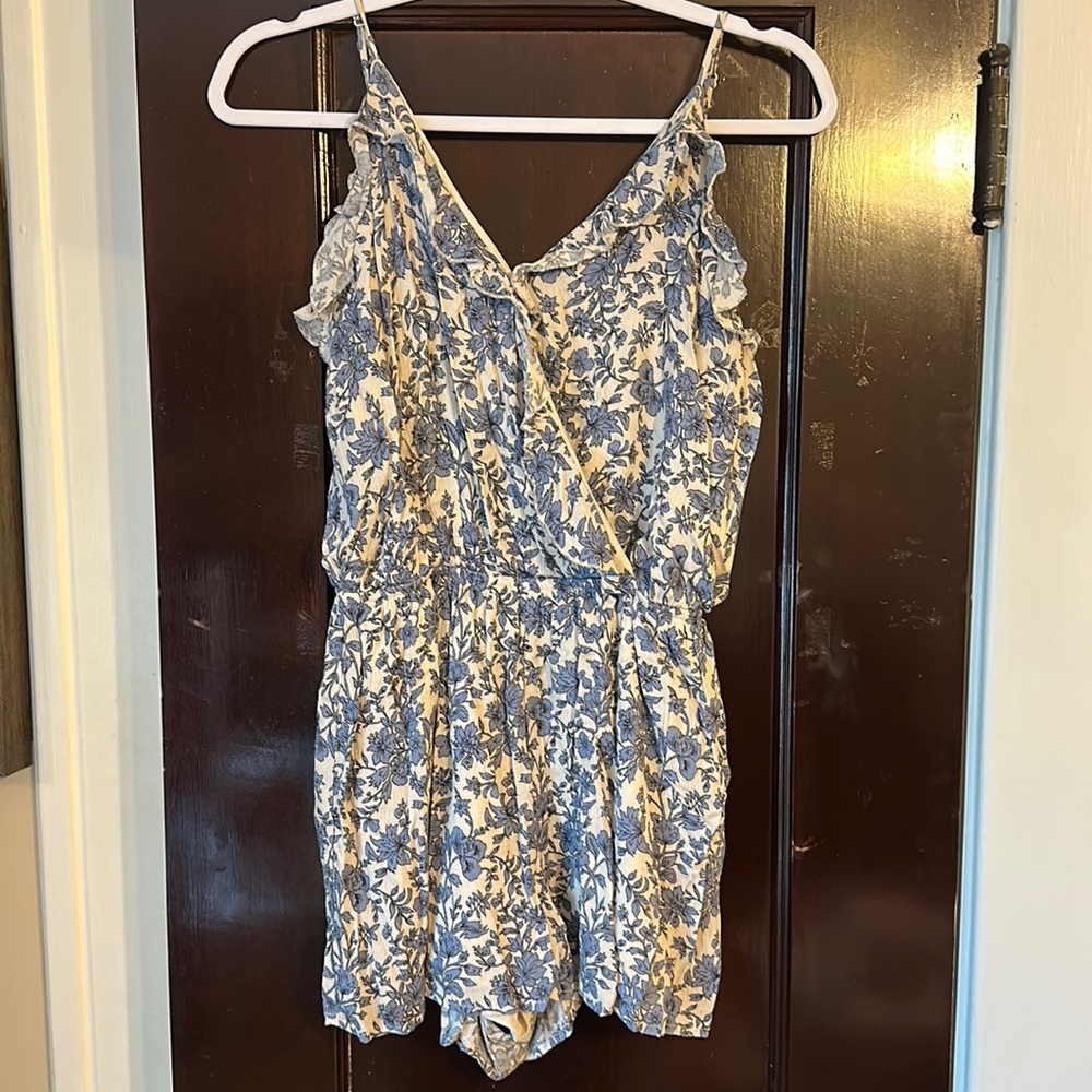 Floral romper.